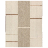 Earthy white and brown tones come together in a mesmerizing linear design, infusing the Bastien rug with contemporary elegance. Hand-knotted from a luxe wool pile, its luminous sheen highlights every intricate detail.Handwove Amethyst Home provides interior design, new home construction design consulting, vintage area rugs, and lighting in the Salt Lake City metro area.