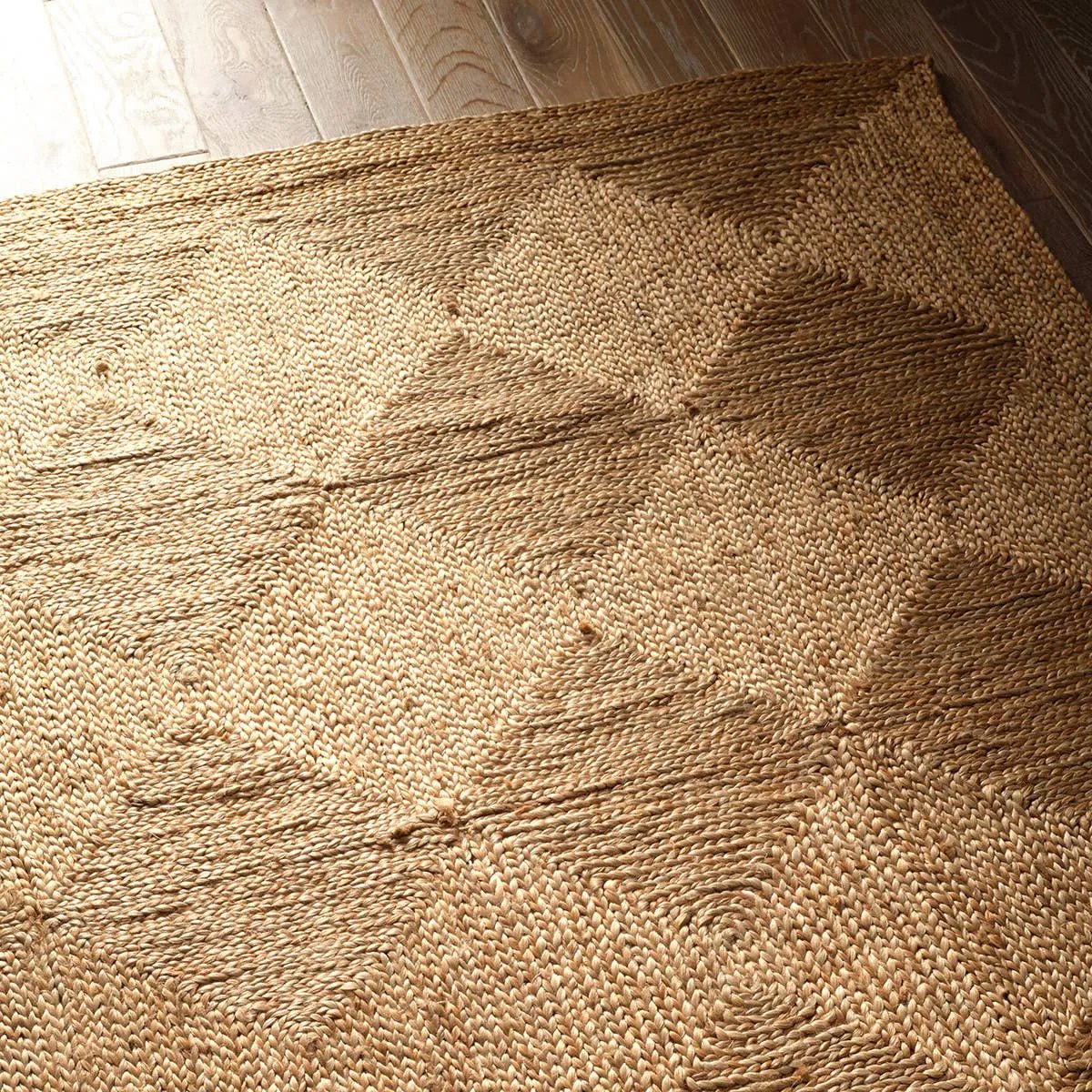 Embrace understated sophistication with the Briad Ecrin. High-quality jute fibers are handwoven for a dense texture and a sumak-inspired finish. Unlike typical jute braids, the Ecrin rug’s elevated construction provides both sturdiness and a one-of-a-kind look—a combination sure to add a polished ambiance to any room.Handwove Amethyst Home provides interior design, new home construction design consulting, vintage area rugs, and lighting in the Park City metro area.