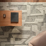 The handtufted Mallino Eminence designed by Nikki Chu infuses homes with contemporary appeal and stylishly contrasting motifs. Crafted from 100% undyed wool, the Eminence rug features a high-low texture with a soft hand and hand-embossed details. Amethyst Home provides interior design, new home construction design consulting, vintage area rugs, and lighting in the Alpharetta metro area.