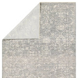 Featuring Faiza Rug by Jaipur Living at Amethyst Home. Elegant and classic, the Faiza design presents a largely sought-after Tabriz-inspired pattern in a durable, powerloomed construction. The beautiful blue and gray oriental pattern effortlessly elevates any medium-traffic indoor setting. Space-dyed polyester introduces subtle, intriguing color variation. Amethyst Home provides interior design, new home construction design consulting, vintage area rugs, and lighting in the Kansas City metro area.