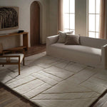 Embrace clean, simple elegance with the Ameln Jamun. As artisans knot each strand by hand, they weave in modern, centric lines that balance Moroccan heritage with contemporary edge. Made from lush New Zealand wool, the Jamun rug offers delicious dimension and a cloud-like texture, offering comfort with every step.Hand Knotte Amethyst Home provides interior design, new home construction design consulting, vintage area rugs, and lighting in the Tampa metro area.