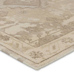 Featuring Kai Pathos Hand-Knotted Runner by Jaipur Living at Amethyst Home. The artisan-made Kai Pathos Rug effortlessly blends the contemporary influence of color with traditionally timeless looks. Exceptionally made and artfully designed, the hand-knotted Pathos area rug infuses homes with vintage allure and an on-trend colorway. Abrashed taupe, cream, gray, and tan tones add a chic femme lo. Amethyst Home provides interior design services, furniture, rugs, and lighting in the Malibu metro area.