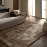 Featuring Anthem Noverre Rug by Jaipur Living at Amethyst Home. The hand-tufted Anthem Noverre infuses homes with contemporary aesthetics and modern Brutalist designs. Handmade of luxe viscose and wool blend, the Noverre design boasts a plush feel, worn-in look, high-low dimension, and subtle sheen. This piece grounds any indoor, medium-to-low traffic . Amethyst Home provides interior design, new home construction design consulting, vintage area rugs, and lighting in the Salt Lake City metro area.