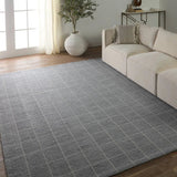 Featuring Oxford  Club Rug by Jaipur Living at Amethyst Home. Elegant and casual in the same moment, the Oxford Club by Barclay Butera introduces handwoven accents to an array of spaces. The natural, undyed yarns complement a range of palettes and styles, perfectly paired for modern and traditional homes alike. The Club design features a grid pattern in an ind. Amethyst Home provides interior design, new home construction design consulting, vintage area rugs, and lighting in the Dallas metro area.