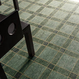 The Quinlan design reinvents timeless geometric grid patterns, fusing classic charm with a modern edge. Its beautiful blue hue elevates any mid-century modern space, while the 100% wool construction offers natural stain resistance. Stylish and durable, this piece is designed to stand the test of time.Hand Knotte Amethyst Home provides interior design, new home construction design consulting, vintage area rugs, and lighting in the Houston metro area.