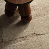 The Lasden Riya redefines contemporary style with large-scale geometric patterns hand-knotted on plush wool. The Riya design offers an inviting softness underfoot, while pleasing the eyes with its neutral tones and visual interest. A textured high-low effect brings the Brutalist pattern to life, adding tactile contrast that’s impossible to ignore. Amethyst Home provides interior design, new home construction design consulting, vintage area rugs, and lighting in the Omaha metro area.