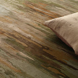 Infused with a whimsical spirit and sophisticated flair, the Genesis Ryenn brings an artistic edge to any contemporary home. The Ryenn design features an abstract, grounding green and brown pattern, enhanced with a lustrous sheen reminiscent of shimmering water reflections.Hand Tufte Amethyst Home provides interior design, new home construction design consulting, vintage area rugs, and lighting in the Laguna Beach metro area.