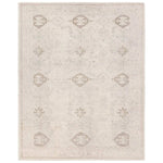 The Saffron design features a traditional pattern of small medallions, set against a warm tan and beige backdrop with subtle tan accents. Its vintage, distressed look adds character and charm, making it feel like a cherished heirloom from the very first step.Hand Tufte Amethyst Home provides interior design, new home construction design consulting, vintage area rugs, and lighting in the San Diego metro area.