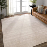 Featuring Second Sunset Gradient Rug by Jaipur Living at Amethyst Home. The easy-to-decorate, earthy tones of the Second Sunset Gradient prove that simplicity can sometimes be striking. The Gradient rug is hand loomed of durable wool and jasmine for a sumptuous and inviting hand. The variation in ivory and cream colors of this lustrous rug creates stun. Amethyst Home provides interior design, new home construction design consulting, vintage area rugs, and lighting in the Salt Lake City metro area.