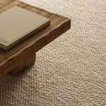 Featuring Rebecca Taya Rug by Jaipur Living at Amethyst Home. Contemporary and versatile, the eco-friendly Rebecca Taya offers a sophisticated solid design to medium-traffic areas and outdoor spaces. Delivering a fresh accent to patios, kitchens, and dining rooms, the Rebecca is handwoven with ultra-durable PET yarn. With a looped texture and neutral whit. Amethyst Home provides interior design, new home construction design consulting, vintage area rugs, and lighting in the Los Angeles metro area.