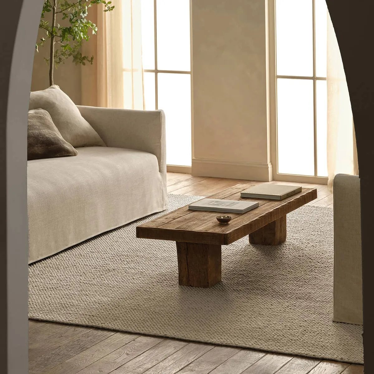 Contemporary and versatile, the eco-friendly Rebecca Taya offers a sophisticated solid design to medium-traffic areas and outdoor spaces. Delivering a fresh accent to patios, kitchens, and dining rooms, the Rebecca is handwoven with ultra-durable PET yarn. Amethyst Home provides interior design, new home construction design consulting, vintage area rugs, and lighting in the Park City metro area.