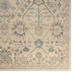 The Eden Varteni pairs fresh, vibrant colors with provincial Persian motifs for the perfect blend of new and time-honored. This hand-knotted wool rug features a hand-sheared quality that lends the design a perfectly vintage and a lovingly worn look. Amethyst Home provides interior design, new home construction design consulting, vintage area rugs, and lighting in the Alpharetta metro area.