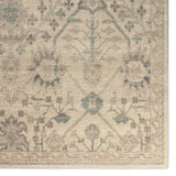 The Eden Varteni pairs fresh, vibrant colors with provincial Persian motifs for the perfect blend of new and time-honored. This hand-knotted wool rug features a hand-sheared quality that lends the design a perfectly vintage and a lovingly worn look. Amethyst Home provides interior design, new home construction design consulting, vintage area rugs, and lighting in the Alpharetta metro area.