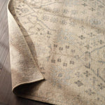 The Eden Varteni pairs fresh, vibrant colors with provincial Persian motifs for the perfect blend of new and time-honored. This hand-knotted wool rug features a hand-sheared quality that lends the design a perfectly vintage and a lovingly worn look. Amethyst Home provides interior design, new home construction design consulting, vintage area rugs, and lighting in the Charlotte metro area.