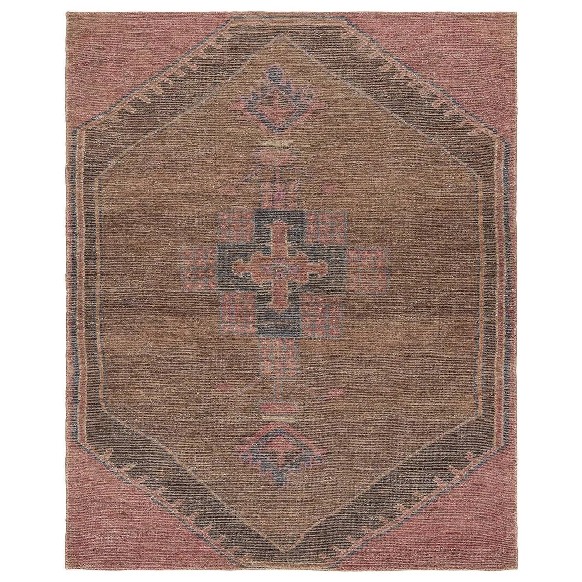 Strike the balance between vintage charm and modern sophistication with the Elaida Wells. A true marvel, this rug harmoniously blends traditional handweaving craftsmanship with the precision of modern printing and tufting techniques. Amethyst Home provides interior design, new home construction design consulting, vintage area rugs, and lighting in the Monterey metro area.