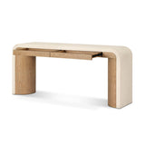 Jane Console Table - Sandy Oak Veneer | shipping 10/10/2026