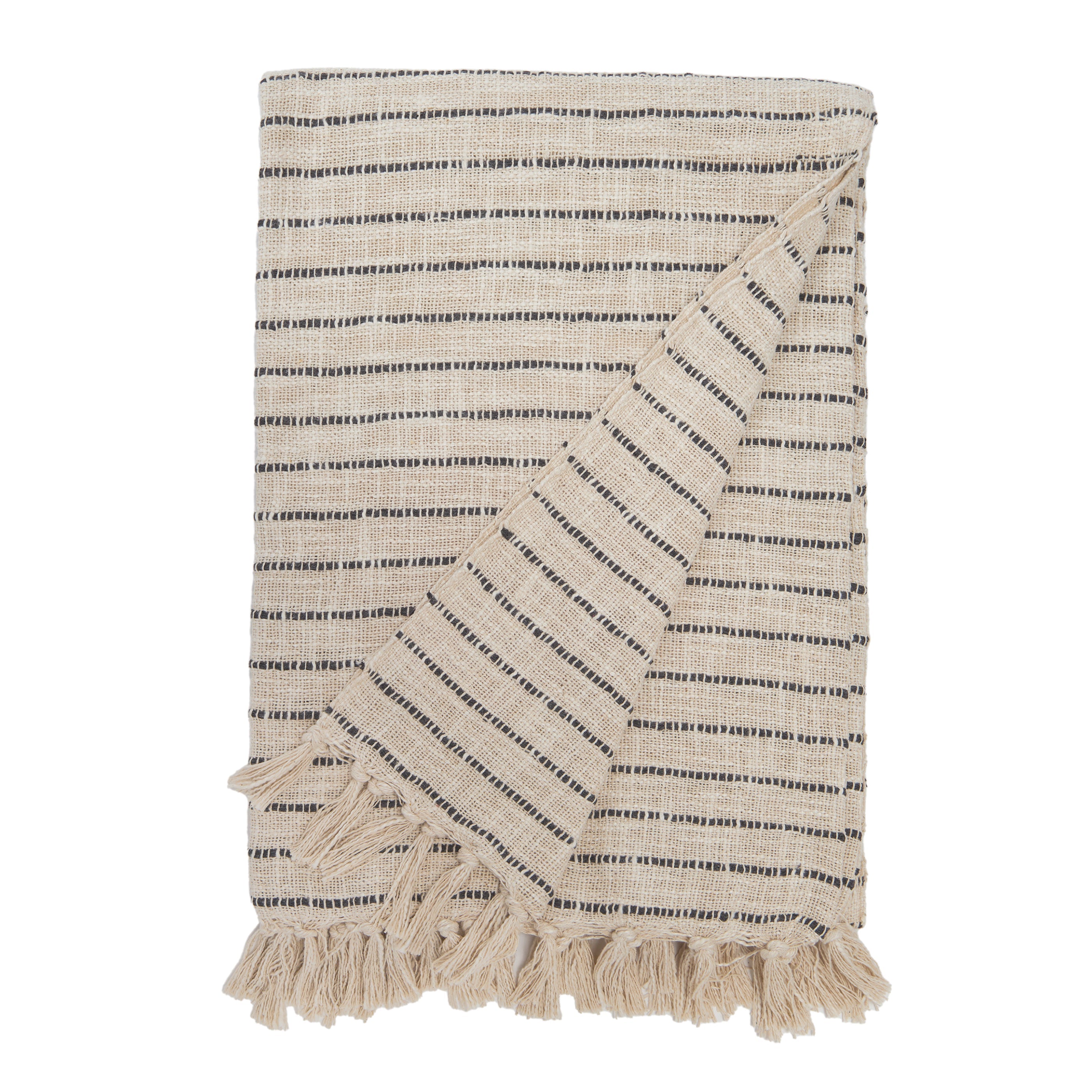 <p>Embrace Comfort and Sustainability with the Jojo Handwoven Recycled Cotton Oversized Throw This handwoven throw will make you feel enveloped in warmth and relaxation, with the added reassurance of knowing you're embracing a sustainable, eco-conscious choice. Amethyst Home provides interior design, new construction, custom furniture, and area rugs in the Charlotte metro area
