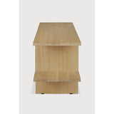 Featuring Kabuki Oak Side Table by Ethnicraft at Amethyst Home. Find balance and symmetry in the Kabuki side table, available in solid oak. Designed by the multitalented commercial artist Reynaldo Zapp, this item brings a sense of peace to the living space. Pair the Kabuki with the Mellow modular sofa, or as a stand-alone side table — versatility, understated style and functionality. Amethyst Home provides interior design, new construction, custom furniture, and area rugs in the Houston metro area