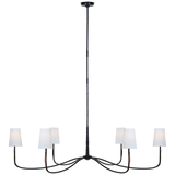 Featuring Kairos 58" Chandelier Aged Iron and Roman Bronze by Visual Comfort at Amethyst Home. Illuminate your space with opulence and style with our Kairos 58" Chandelier. Handcrafted with a blend of aged iron and Roman bronze, its grand design will add a touch of sophistication to any room. Make a statement with this exquisite chandelier, a true masterpiece for your home.
Overall . Amethyst Home provides interior design, new construction, custom furniture, and area rugs in the Seattle metro area