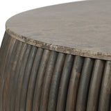 Kalaya Coffee Table - Warm Grey Marble | shipping 09/25/2026