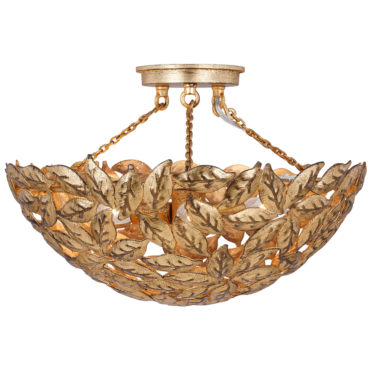 Kelan Semi Flush Mount Antique Gild | shipping 08/18/2025