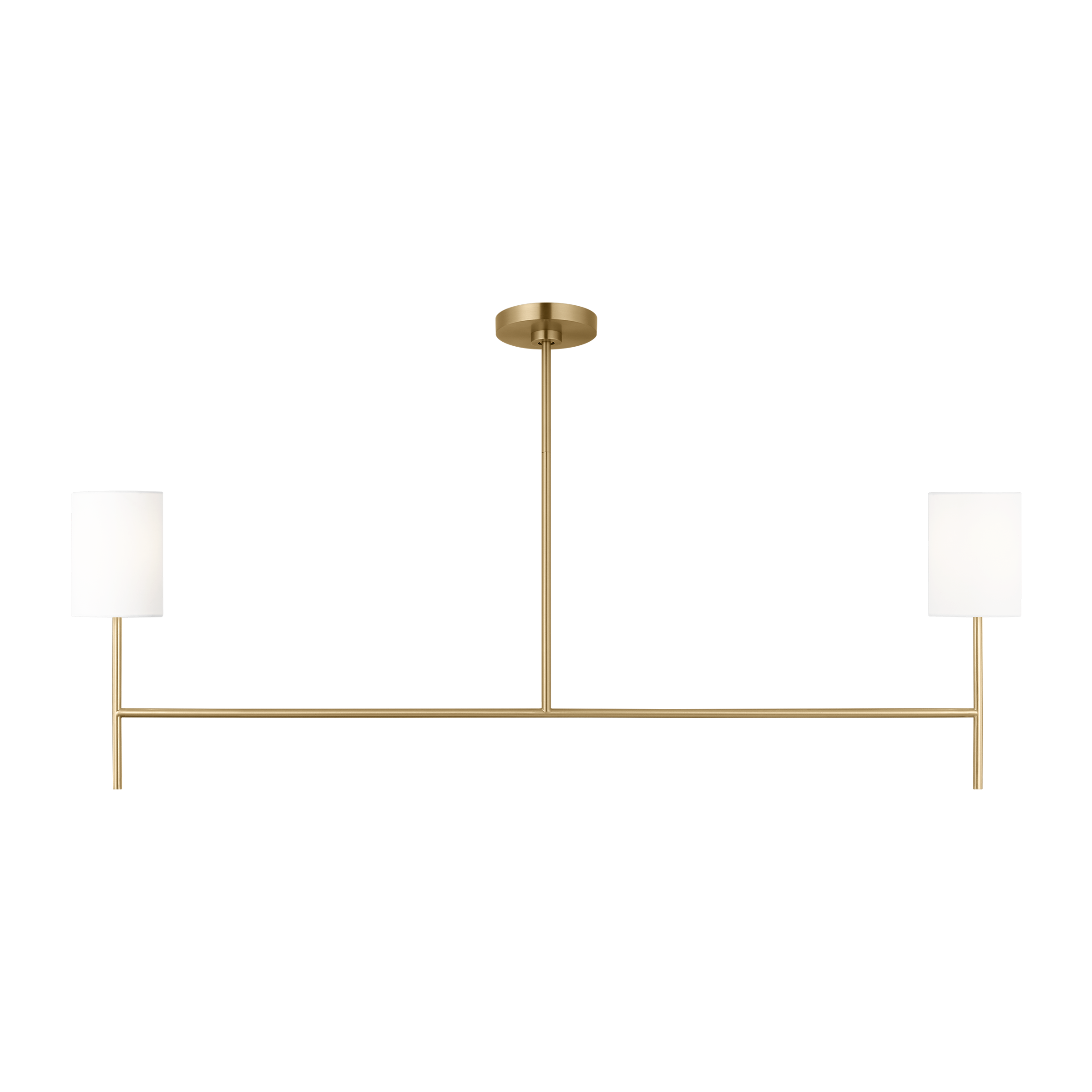 Featuring Key Medium Linear Chandelier Burnished Brass by Visual Comfort at Amethyst Home. This stunning chandelier will add a touch of opulence to any room with its sleek, linear design and luxurious burnished brass finish. Elevate your space with this sophisticated and exclusive piece, reminiscent of a work of art. Experience the elegance and grandeur of this key piece in your home.. Amethyst Home provides interior design, new construction, custom furniture, and area rugs in the Tampa metro area