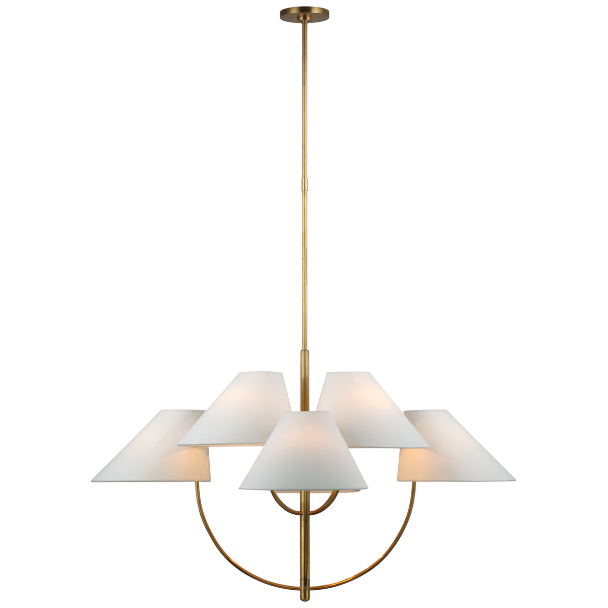 Kinsley Large Two-Tier Chandelier Soft Brass | shipping 11/20/2025