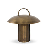 Kivo Cordless Table Lamp - Aged Antique Brass Iron | shipping 10/15/2026