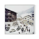 Klosters by Slim Aarons - White Maple