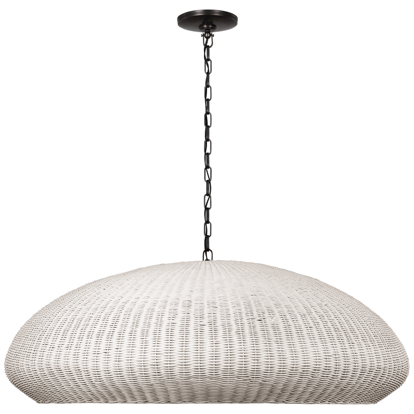 Featuring Kokomo 44" Wide Pendant Bronze by Visual Comfort at Amethyst Home. Elevate your space with the Kokomo 44" Wide Pendant in Bronze. This sophisticated pendant exudes luxury with its intricate design and bronze finish. Enhance your decor with this tasteful and exclusive piece, perfect for adding a touch of elegance to any room.
Overall Dimensions:44" L x 44" W x 16.75" H Wei. Amethyst Home provides interior design, new construction, custom furniture, and area rugs in the Portland metro area