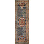 Perfect for families with kids and pets and very easy to clean and maintain. Comes in area, cute kitchen and hallway runners sizes. The rug is gorgeous with an intricate pattern and warms up the room with tones of blue, red, and ivory. The Layla Blue/Spice rug from Loloi captures the spirit of an old-world rug.