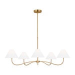 Featuring Laguna Grand Chandelier Burnished Brass by Visual Comfort at Amethyst Home. The sinuous forms of Jean Royere inspire the Laguna series, showcases a tight woven design that transitions to the shade
Overall Dimensions: 51.5" L x 51.5" W x 79" H. Amethyst Home provides interior design, new construction, custom furniture, and area rugs in the Laguna Beach metro area