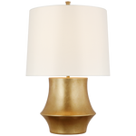Featuring Lakmos Small Table Lamp Gild by Visual Comfort at Amethyst Home. The Lakmos by AERIN is an elegant play on modernist sculpture. The series features a sconce, pendant, table and floor lamps with curved designs that are both whimsical and sophisticated. Ideal illumination for almost any room in the home.
Overall Dimensions: 13" L x 13" W x 19.5" HWeight : 5 lbs.. Amethyst Home provides interior design, new construction, custom furniture, and area rugs in the Alpharetta metro area