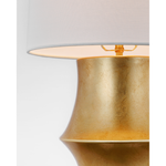 Featuring Lakmos Small Table Lamp Gild by Visual Comfort at Amethyst Home. The Lakmos by AERIN is an elegant play on modernist sculpture. The series features a sconce, pendant, table and floor lamps with curved designs that are both whimsical and sophisticated. Ideal illumination for almost any room in the home.
Overall Dimensions: 13" L x 13" W x 19.5" HWeight : 5 lbs.. Amethyst Home provides interior design, new construction, custom furniture, and area rugs in the Charlotte metro area