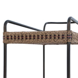 Landi Outdoor Bar Cart - Aged Bronze Steel | shipping 10/15/2026
