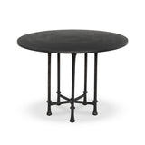 Leblanc Outdoor Dining Table-42" - Distressed Bronze | shipping 10/10/2026