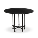 Leblanc Outdoor Dining Table-42" - Distressed Bronze | shipping 10/10/2026