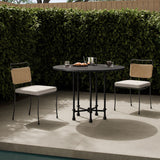 Leblanc Outdoor Dining Table-42" - Distressed Bronze | shipping 10/10/2026
