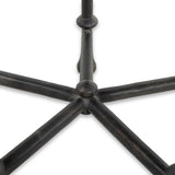Leblanc Outdoor Dining Table-42" - Distressed Bronze | shipping 10/10/2026