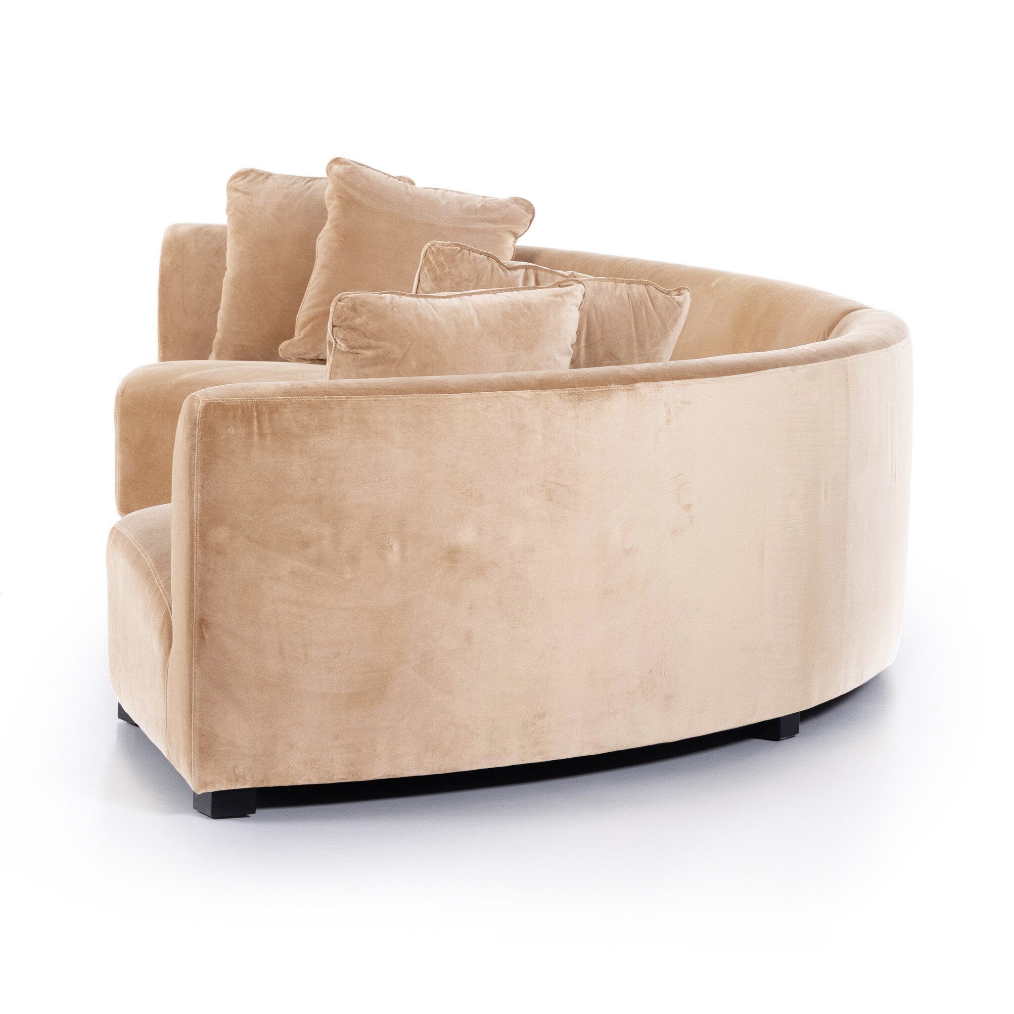 Featuring Liam Surrey Camel Sectional by Four Hands at Amethyst Home. Eye-catching around every curve. A modern take on sleek Italian design, velvety light camel hugs a crescent silhouette for shapely effect with clever modularity.Overall Dimensions: 176.50"w x 66.50"d x 29.00"hWeight : 254.42 lbsMaterials : 76.8% Cotton, 23.2% Polyester, Solid Birch. Amethyst Home provides interior design, new construction, custom furniture, and area rugs in the Scottsdale metro area