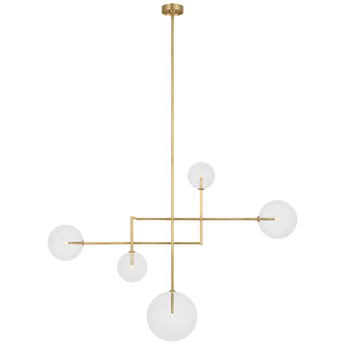 Linnea 57"  Chandelier Hand-Rubbed Antique Brass | shipping 11/20/2025