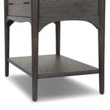 Lizzy Nightstand - Smoked Black Oak - Smoked Black Oak Veneer