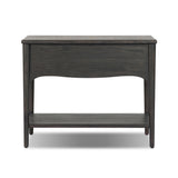 Lizzy Nightstand - Smoked Black Oak - Smoked Black Oak Veneer