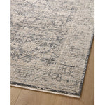 Amber Lewis x Loloi Alie Charcoal / Beige Rug have an elevated antique look and plush, modern feel. The rug’s underlying traditional motif is overlaid with a slightly higher pile that creates a softening effect like early morning fog. Amethyst Home provides interior design services, furniture, rugs, and lighting in the Los Angeles metro area.