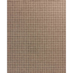 The Cedar Collection by Amber Lewis x Loloi is a hand-loomed area rug with a clean gridded design in contrasting ivory. The rugs blended wool and cotton pile is substantial and soft, with flecked tones that add depth to the neutral palette. Amethyst Home provides interior design, new home construction design consulting, vintage area rugs, and lighting in the San Diego metro area.
