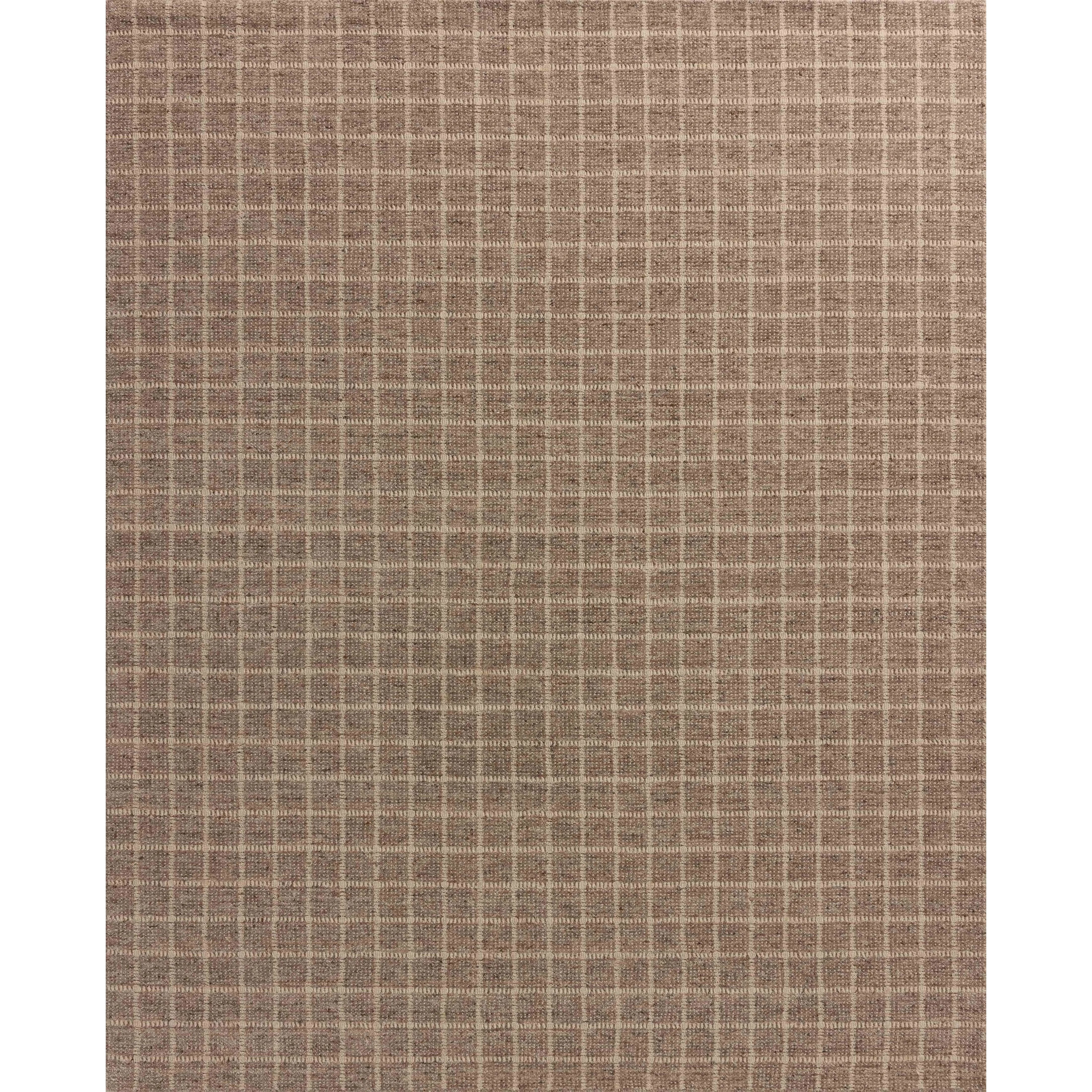 The Cedar Collection by Amber Lewis x Loloi is a hand-loomed area rug with a clean gridded design in contrasting ivory. The rugs blended wool and cotton pile is substantial and soft, with flecked tones that add depth to the neutral palette. Amethyst Home provides interior design, new home construction design consulting, vintage area rugs, and lighting in the San Diego metro area.