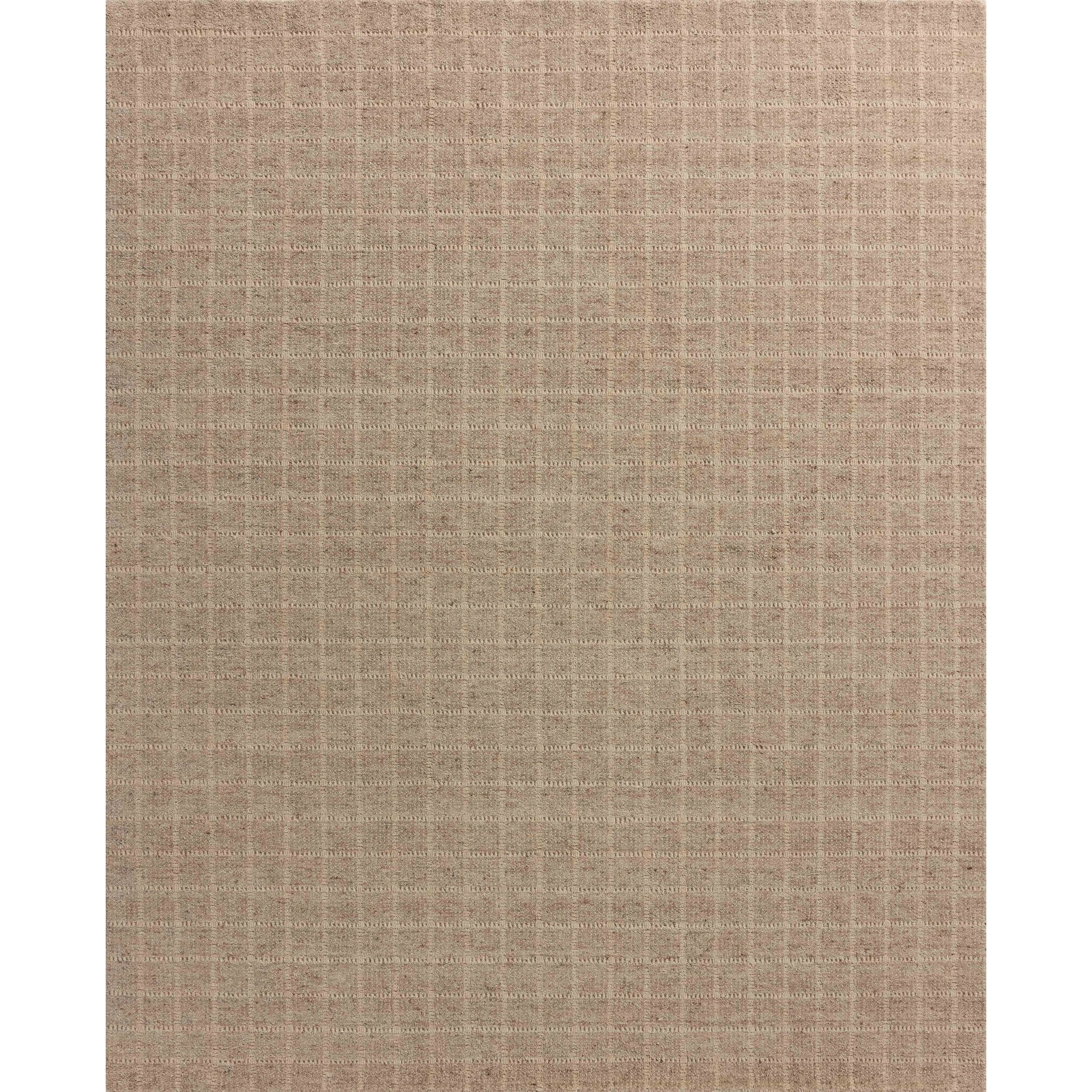 The Cedar Collection by Amber Lewis x Loloi is a hand-loomed area rug with a clean gridded design in contrasting ivory. The rugs blended wool and cotton pile is substantial and soft, with flecked tones that add depth to the neutral palette. Amethyst Home provides interior design, new home construction design consulting, vintage area rugs, and lighting in the Laguna Beach metro area.