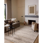 The Monty Collection by Amber Lewis x Loloi is a modern interpretation of richly piled Moroccan rugs in a refreshingly neutral color palette. The rugs abstract designs create a high-low texture in the pile for feet to sink into. Amethyst Home provides interior design, new home construction design consulting, vintage area rugs, and lighting in the Dallas metro area.