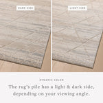 The Monty Collection by Amber Lewis x Loloi is a modern interpretation of richly piled Moroccan rugs in a refreshingly neutral color palette. The rugs abstract designs create a high-low texture in the pile for feet to sink into. Amethyst Home provides interior design, new home construction design consulting, vintage area rugs, and lighting in the Park City metro area.