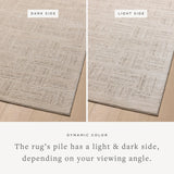 The Monty Collection by Amber Lewis x Loloi is a modern interpretation of richly piled Moroccan rugs in a refreshingly neutral color palette. The rugs abstract designs create a high-low texture in the pile for feet to sink into. Amethyst Home provides interior design, new home construction design consulting, vintage area rugs, and lighting in the Houston metro area.
